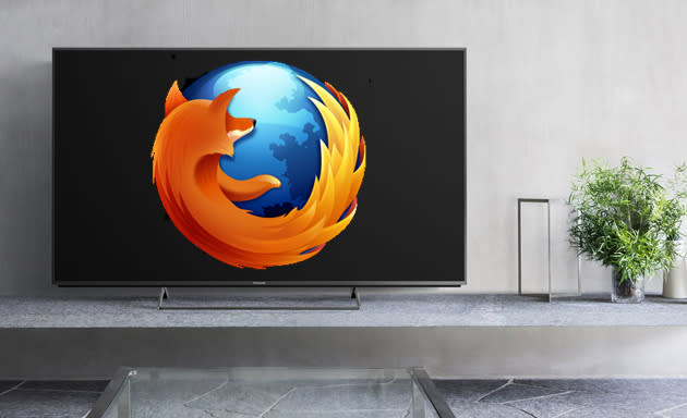 Firefox OS on the new Panasonic TV.