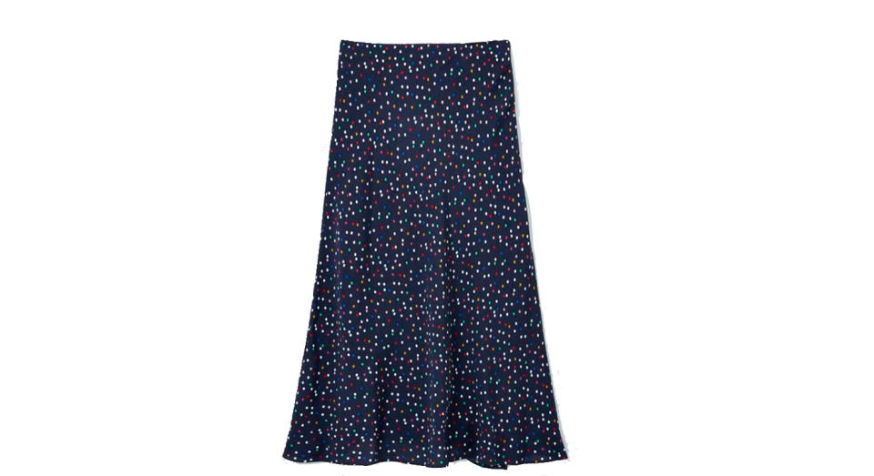 COLETTA BIAS CUT SKIRT