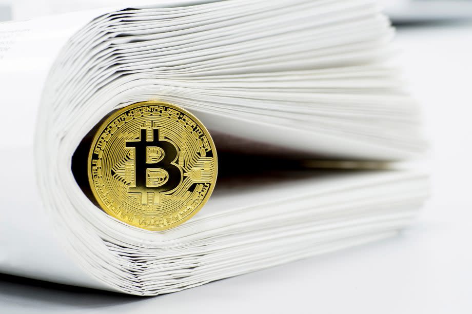 Bitcoin in Papier