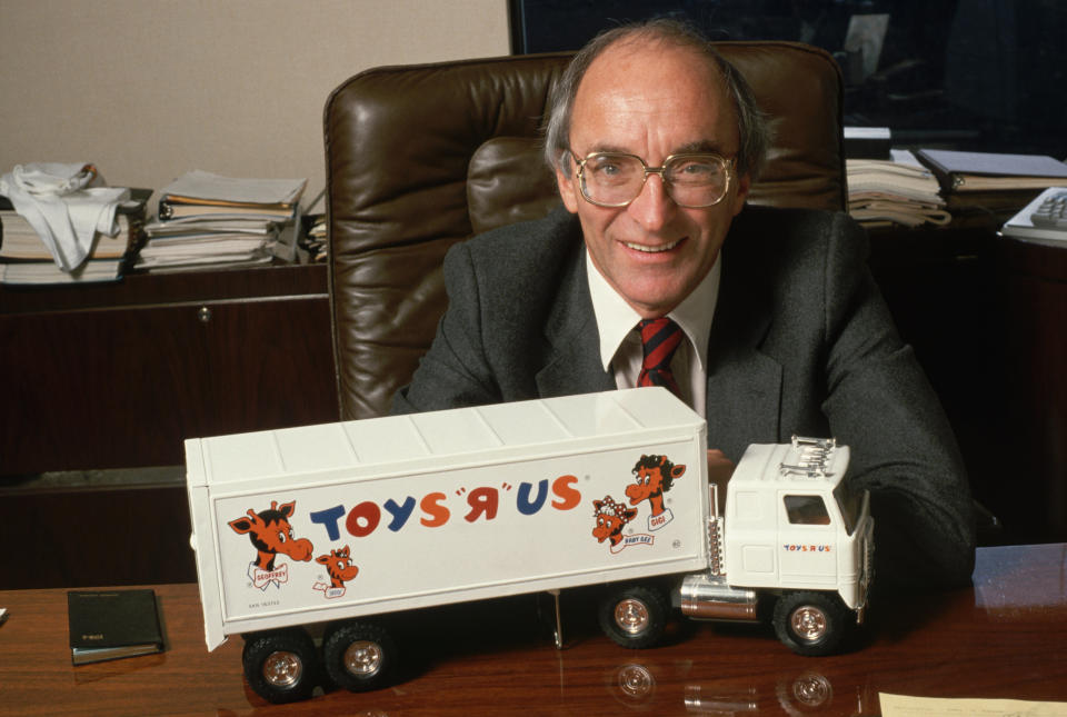 Charles Lazarus founded Toys R Us in June 1957. (Photo: Cheryl Chenet via Getty Images)