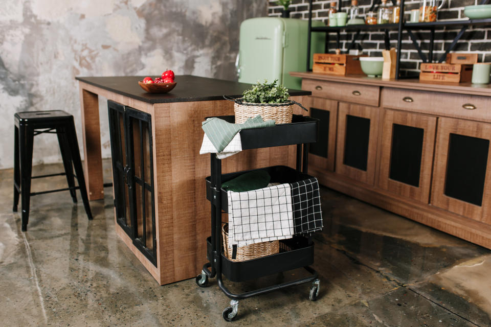 a kitchen cart