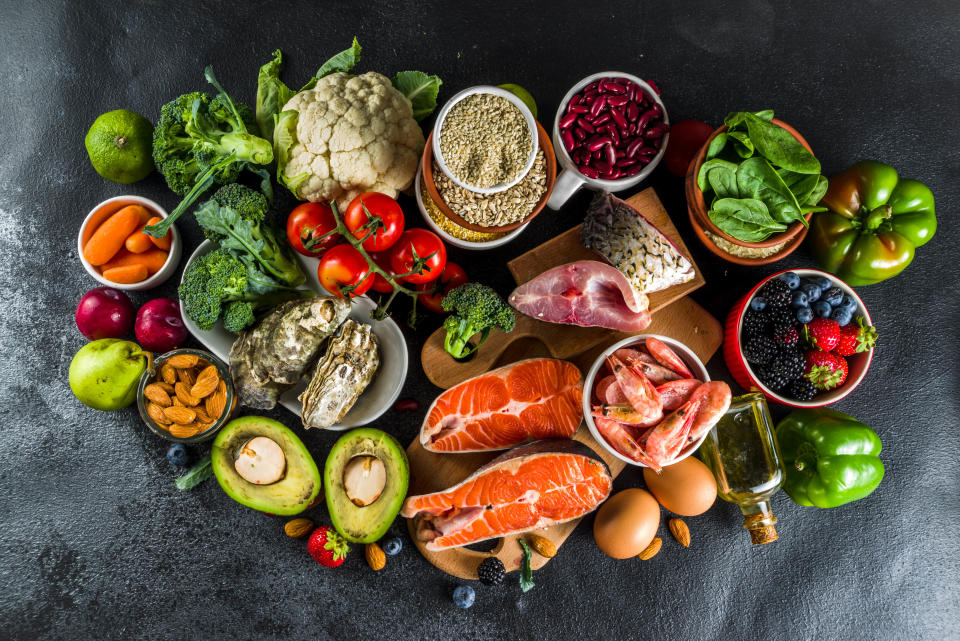 La dieta pescetariana contempla, además de pescados y mariscos, frutas, vegetales, verduras y cereales. (Getty Images)