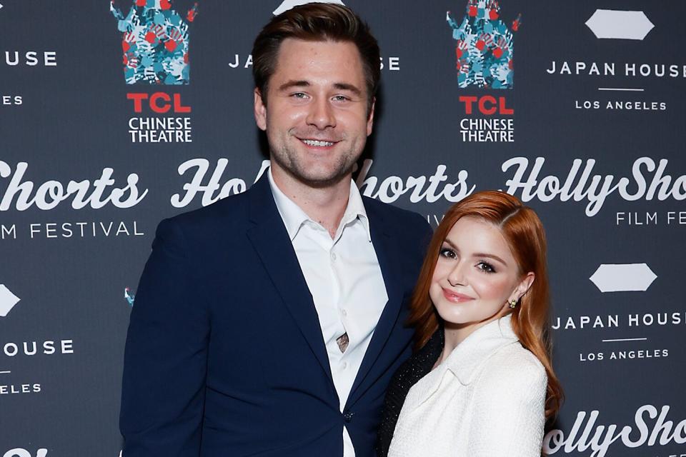 Luke Benward and Ariel Winter arrive to the 17th Annual HollyShorts opening night celebration held at Hollywood &amp; Highland Complex on September 23, 2021 in Hollywood, California.