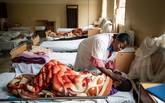 A ward specialising in treating women who are victims of rape as a weapon of war in DRC, founded by Nobel laureate Dr Denis Mukwege - Simon Townsley