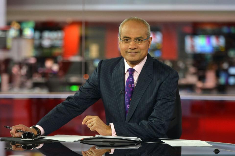 BBC newsreader George Alagiah (Jeff Overs/BBC/PA) (PA Media)