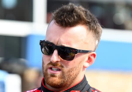 Aug 10, 2018; Brooklyn, MI, USA; NASCAR Cup Series driver Austin Dillon (3) during qualifying for the Consumers Energy 400 at Michigan International Speedway. Mandatory Credit: Mike DiNovo-USA TODAY Sports