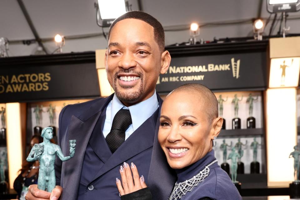 Mr and Mrs Smith: Will and Jada photographed in February 2022 (Getty Images for WarnerMedia)