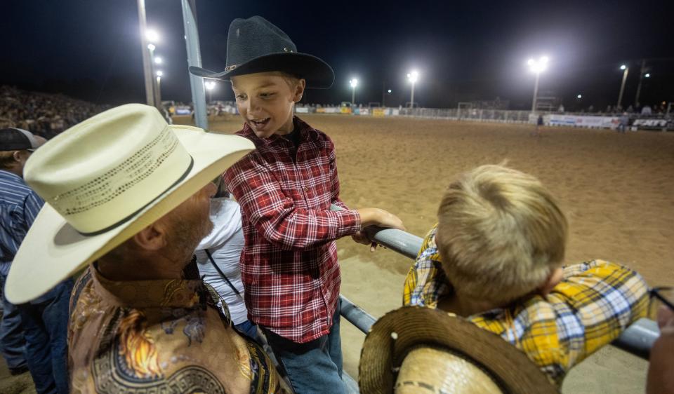 The UW-River Falls Rodeo kicks off the season for the Great Plains region of the National Intercollegiate Rodeo Association. Events include bareback riding, breakaway roping, tie-down roping, saddle bronc riding, team roping, goat tying, steer wrestling, barrel racing and bull riding.