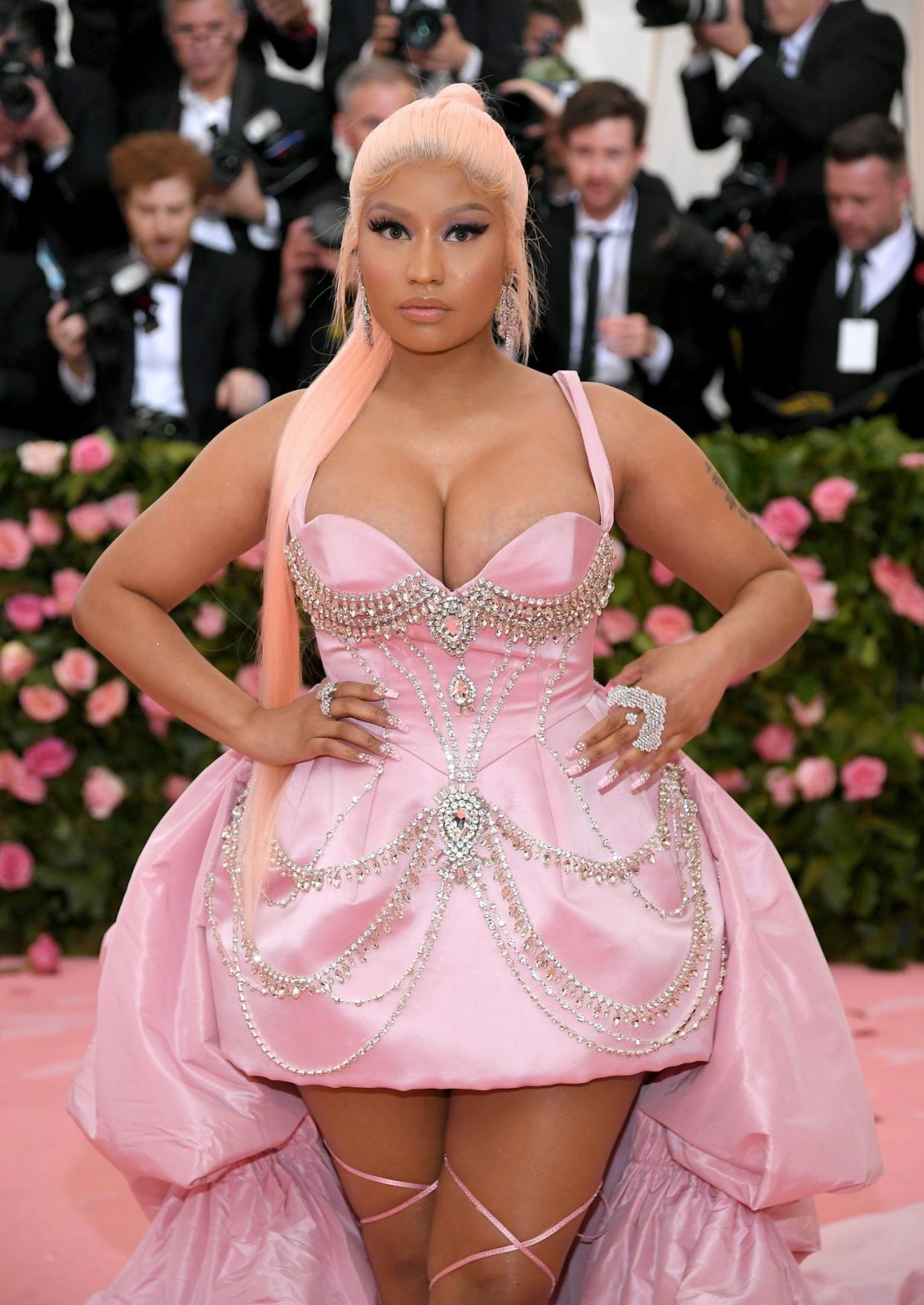 Nicki Minaj attends The 2019 Met Gala Celebrating Camp: Notes on Fashion at Metropolitan Museum of Art on May 06, 2019 in New York City.