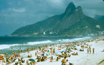 Copacabana and Ipanema arent the only beaches worth visiting in Rio de Janeiro. In 1957, Dmitri Kessel captured this stunning shot of Leblon Beach.