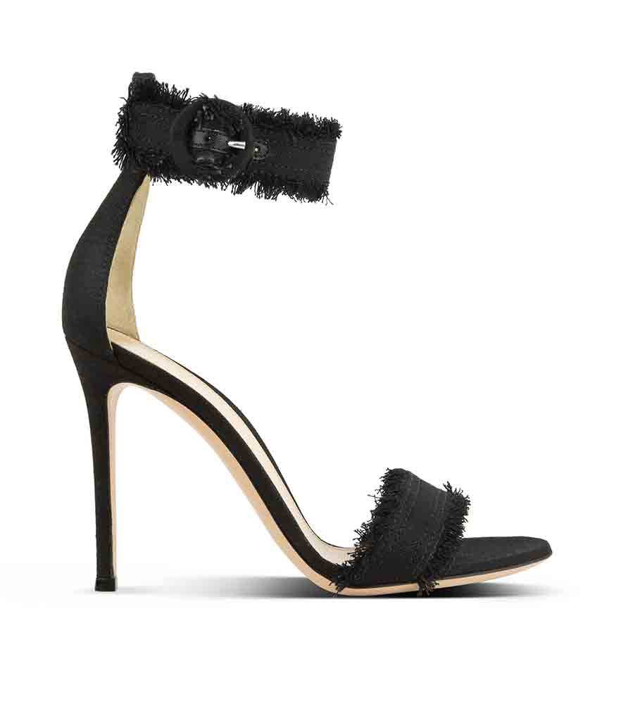 Gianvito Rossi Lola Denim Sandal