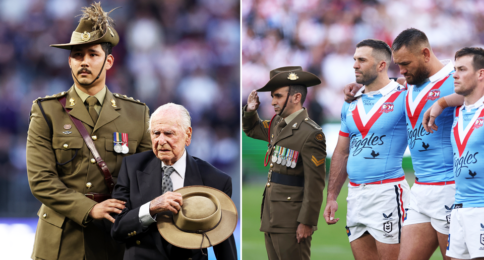 The NRL and AFL have no plan to restrict Anzac celebrations to a single day. Image: Getty