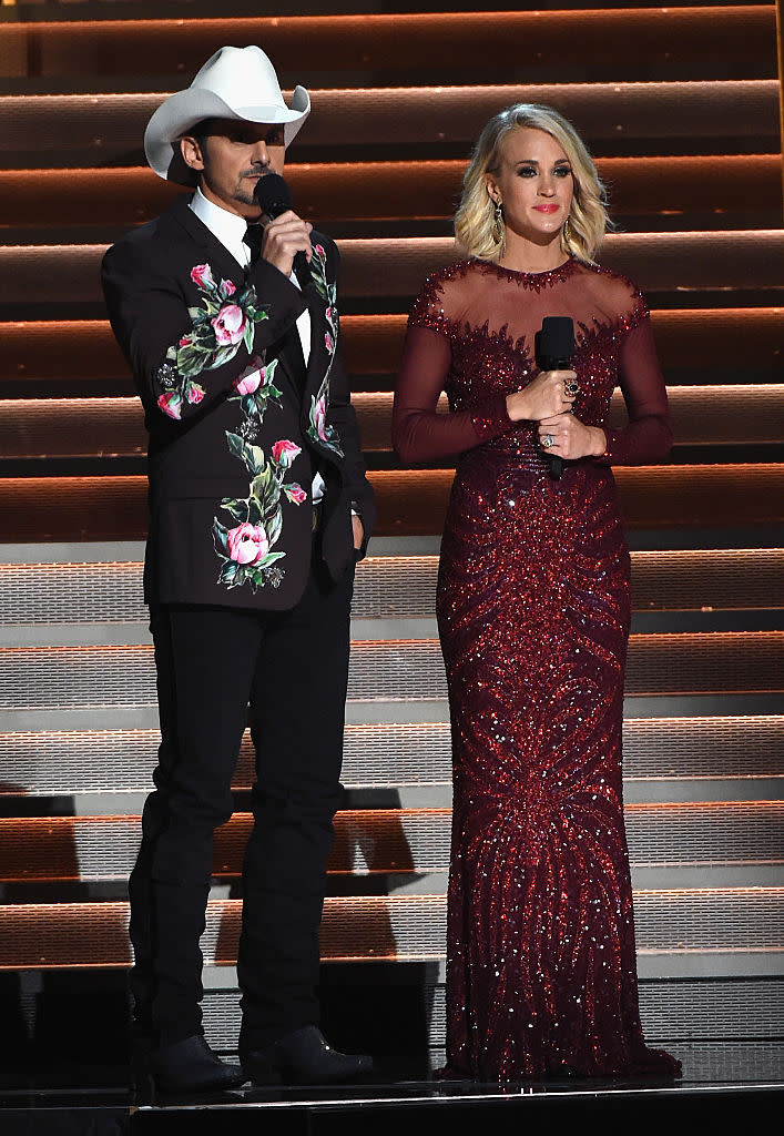 Carrie Underwood in MacDuggal