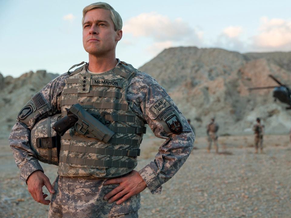 war machine brad pitt