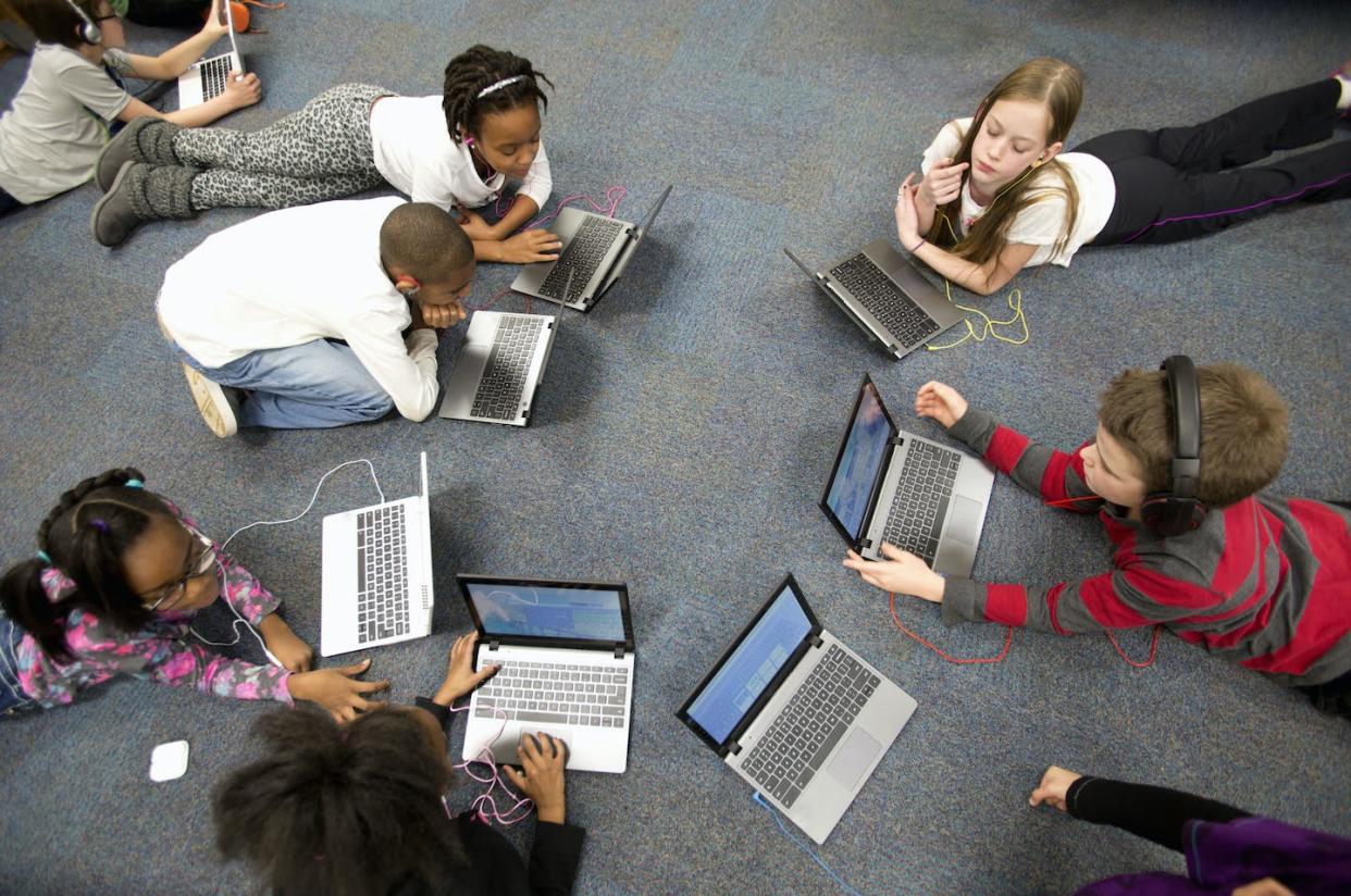 The internet is used for a lot more than just surfing the web. <a href="https://www.gettyimages.com/detail/photo/fourth-grade-students-work-on-laptops-in-class-royalty-free-image/608052049" rel="nofollow noopener" target="_blank" data-ylk="slk:Jonathan Kirn/The Image Bank via Getty Images;elm:context_link;itc:0;sec:content-canvas" class="link ">Jonathan Kirn/The Image Bank via Getty Images</a>