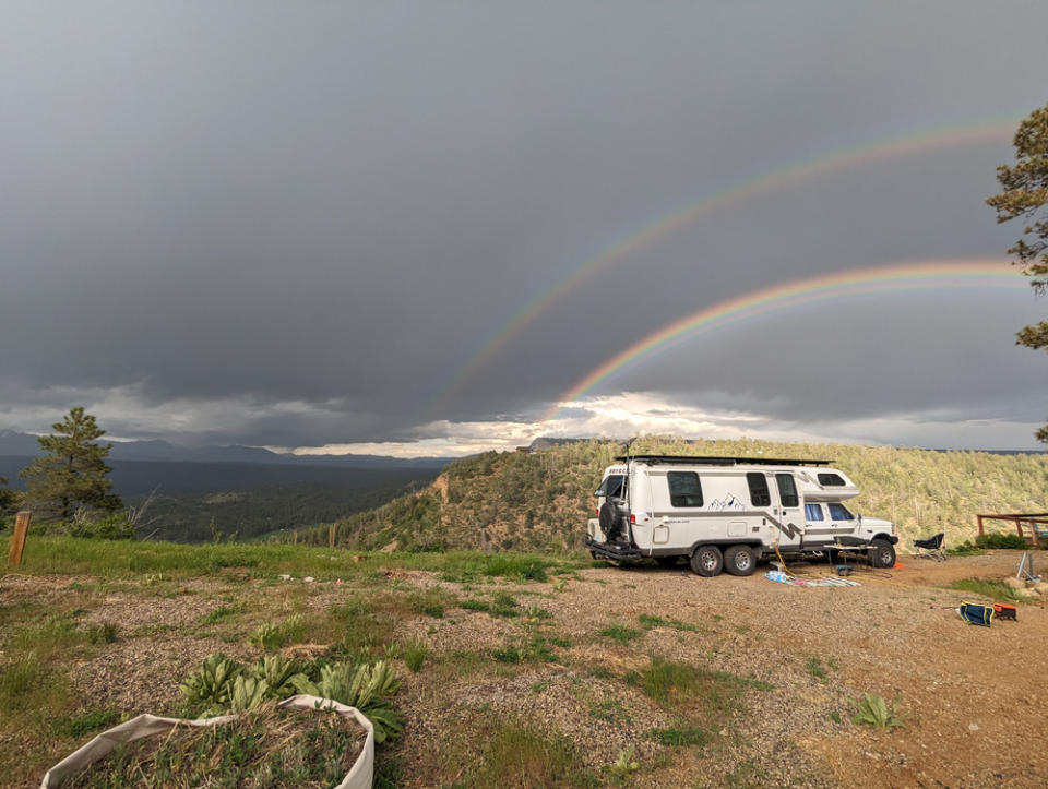 The Ridleys spent a lot of time “boondocking” instead of staying in campgrounds. (Emma Ridley)