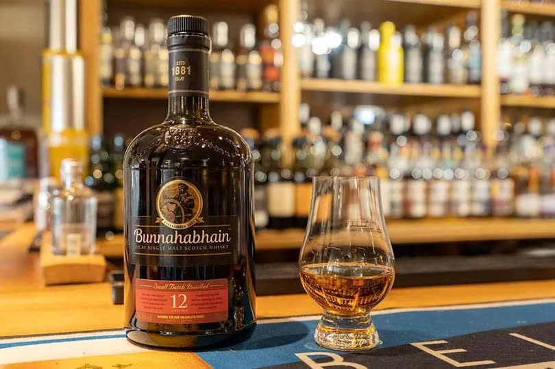 Enjoy a dram of renowned Islay whisky at the Ballygrant Inn