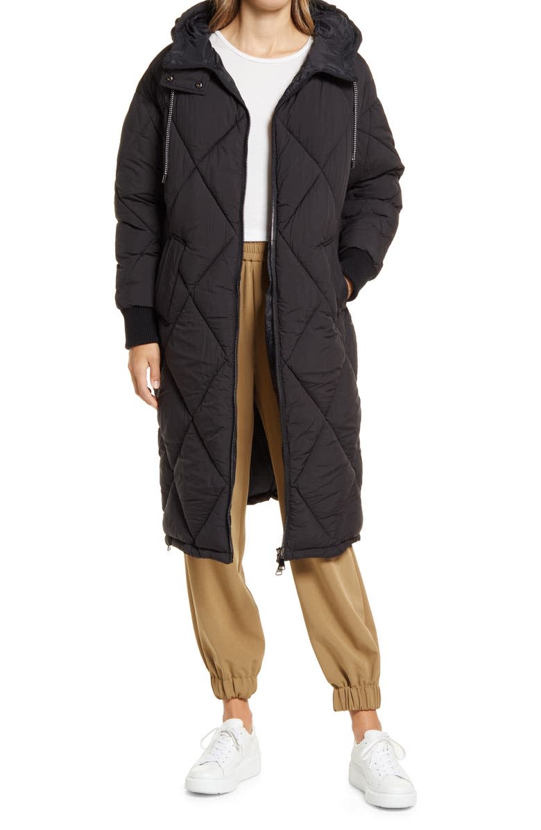 Diamond Quilted Puffer Coat. Image via Nordstrom.