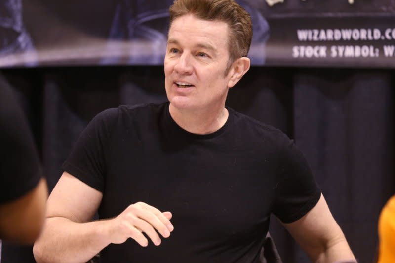 James Marsters talks to fans on Day 1 of the Wizardworld Comic Con at America's Center at the Dome in St. Louis in 2018. File Photo by Bill Greenblatt/UPI