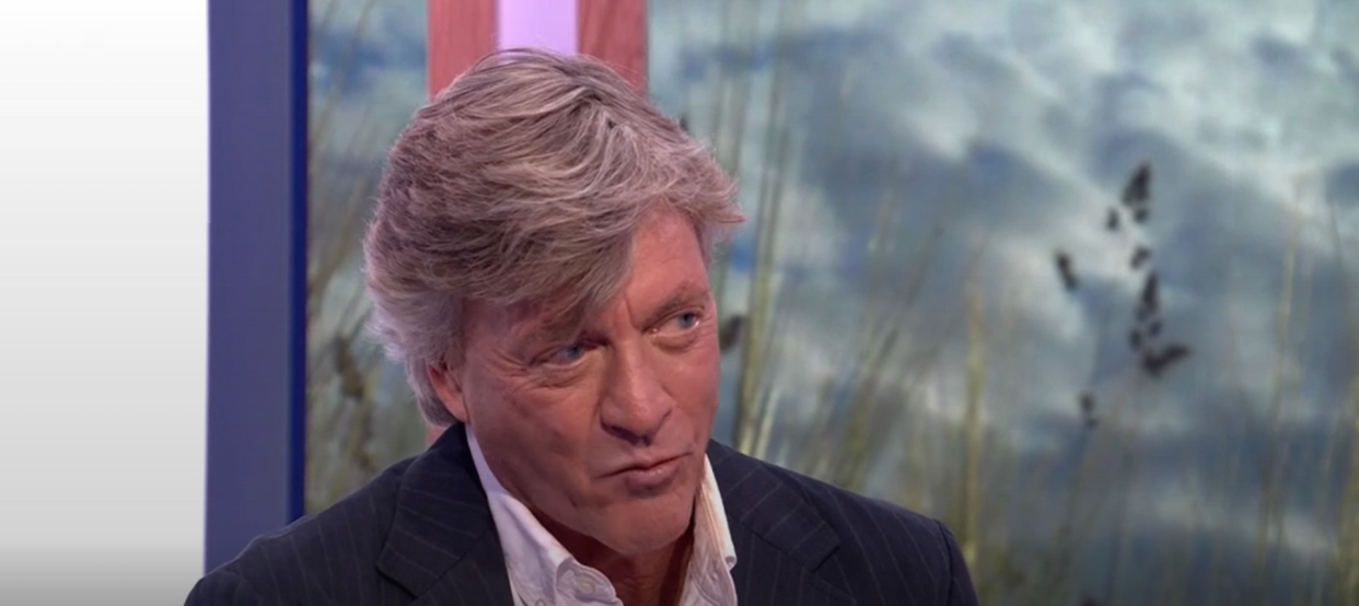 Richard Madeley gave a lot of details on his new novel. (BBC screengrab)