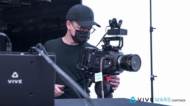 HTC進軍電影拍攝產業， VIVE Mars CamTrack虛擬製作解決方案上市 。（宏達電提供）