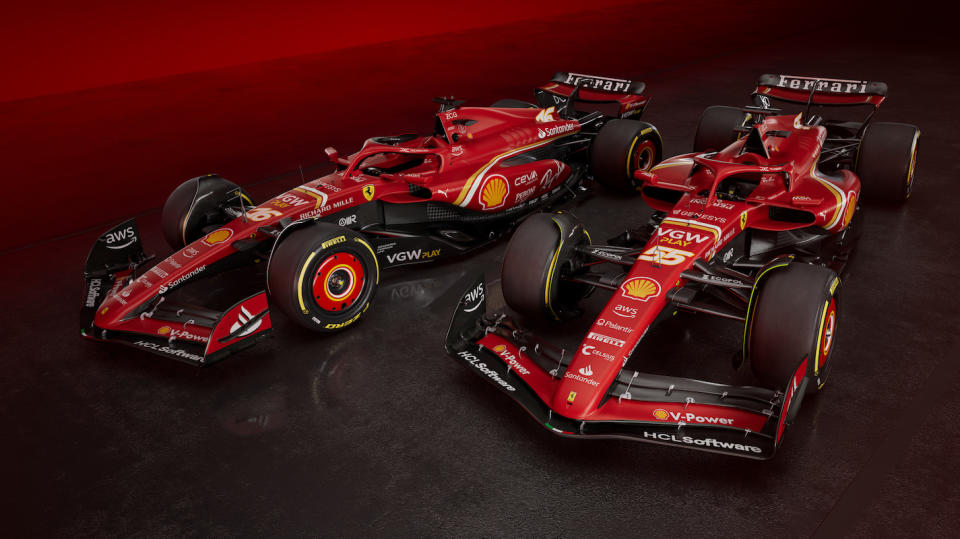 Ferrari車隊透過網路發表2024年新車SF-24