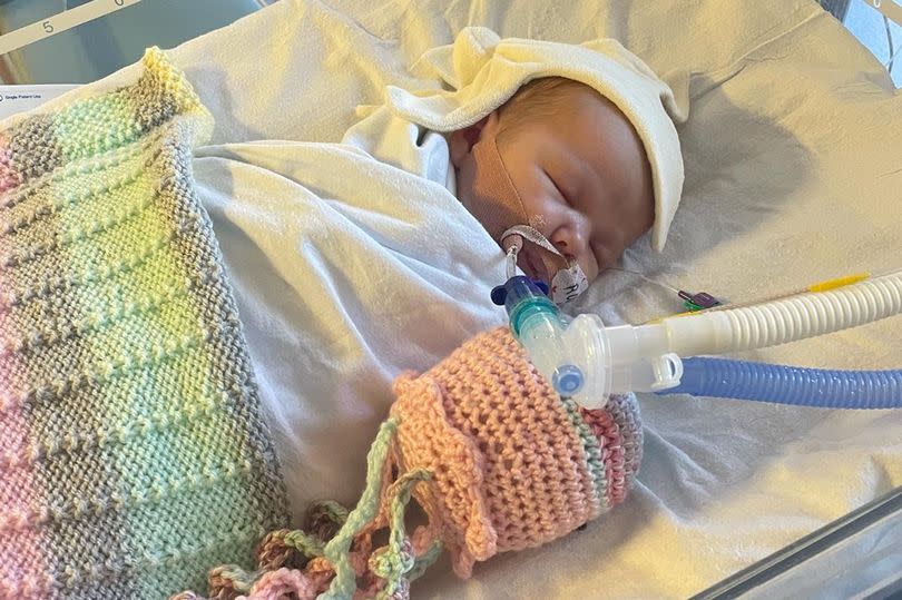 Baby Rosie Robson from Chester-le-Street is now recovering after developing whooping cough at just three weeks old