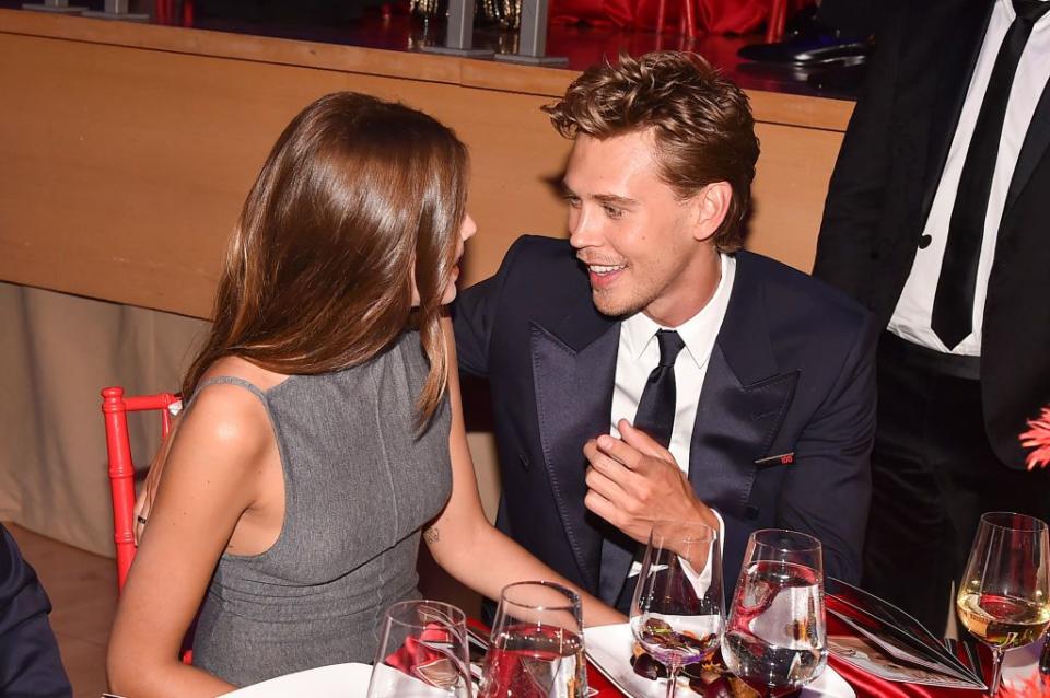 new york, new york april 26 kaia gerber and austin butler attend 2023 time100 gala at jazz at lincoln center on april 26, 2023 in new york city photo by patrick mcmullanpatrick mcmullan via getty images