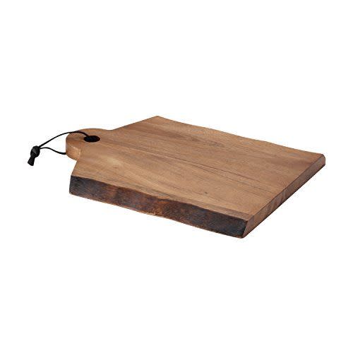 9) Wood Cutting Board With Handle