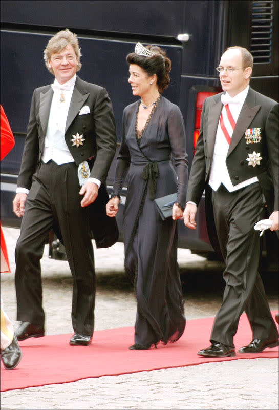 Carolina de Mónaco, Alberto de Mónaco y Ernesto de Hannover