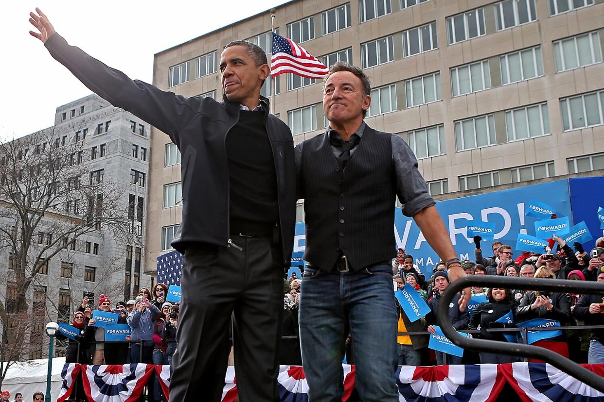 Barack Obama and Bruce Springsteen