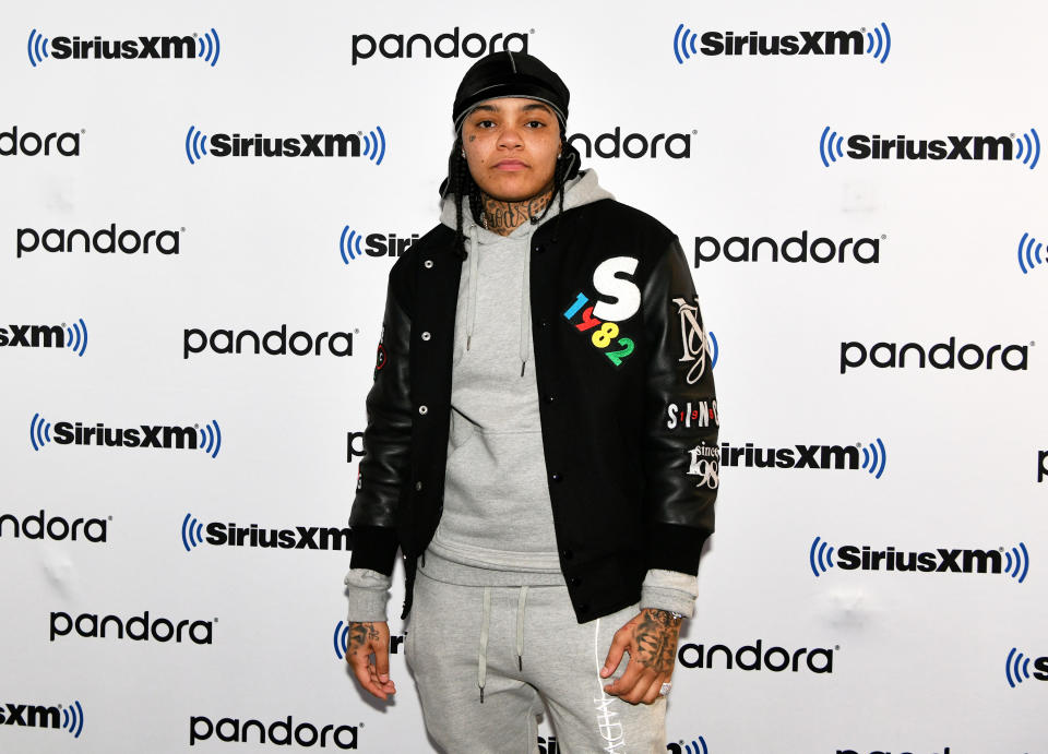 Young M.A. Wearing Jacket And Hoodie