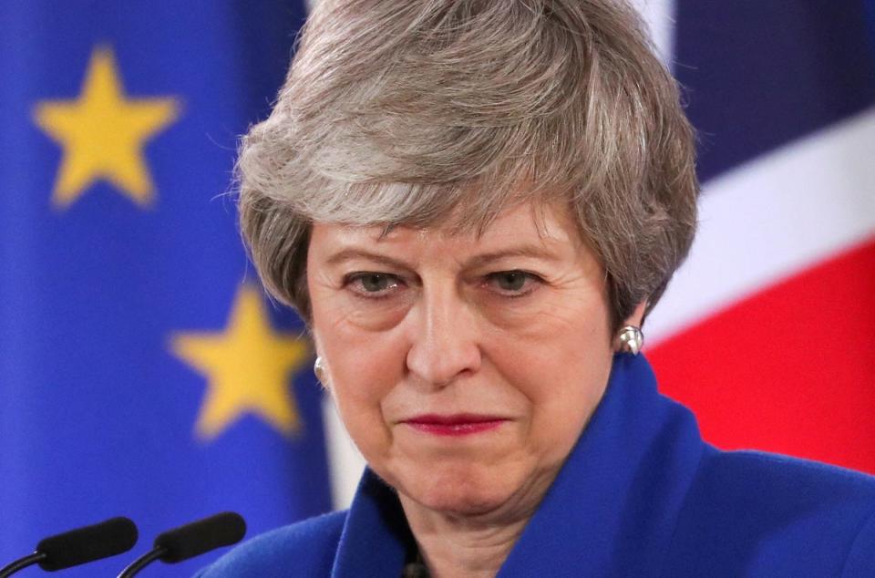 Theresa May resigned after failing to get her Brexit deal through parliament (REUTERS)