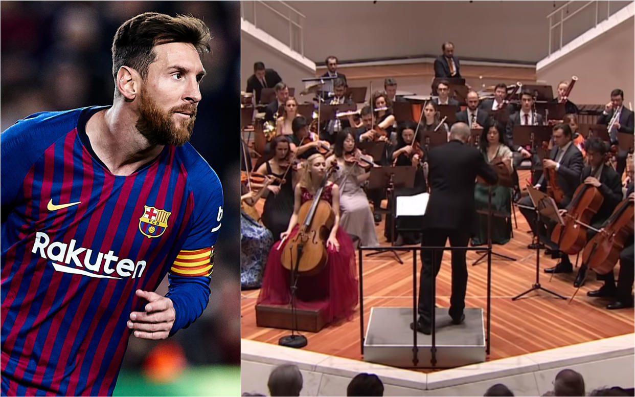 Messi es objeto de una composición de música clásica. | Foto: Getty/Youtube