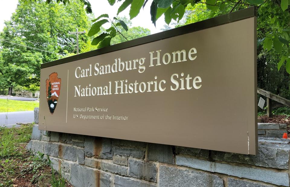 The Carl Sandburg Home is operated by the National Park Service and located in Flat Rock.