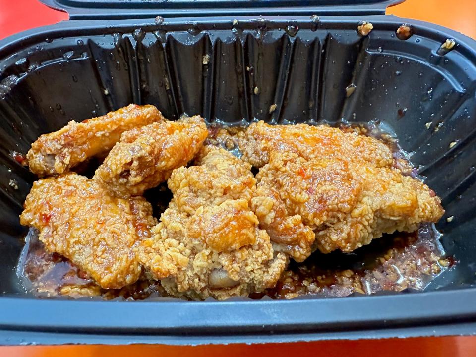 Popeyes Sweet 'N Spicy wings