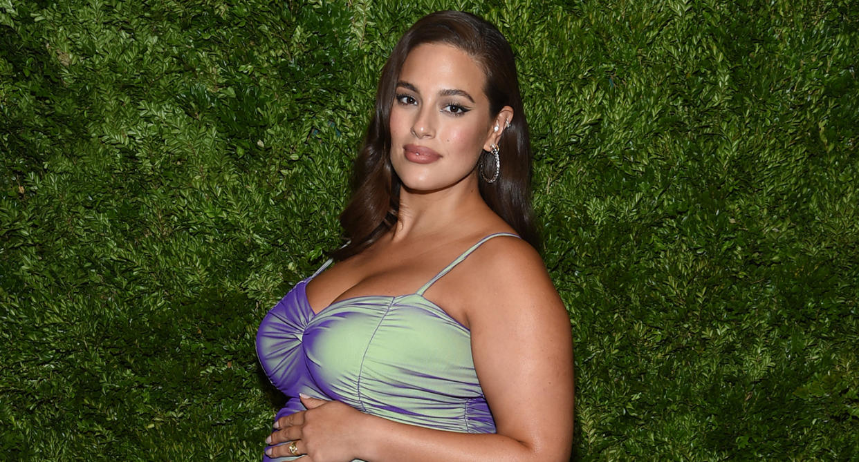 Ashley Graham, photographed at the CFDA/Vogue Fashion Fund Awards in November 2019, has recently given birth to her first child (Getty Images)