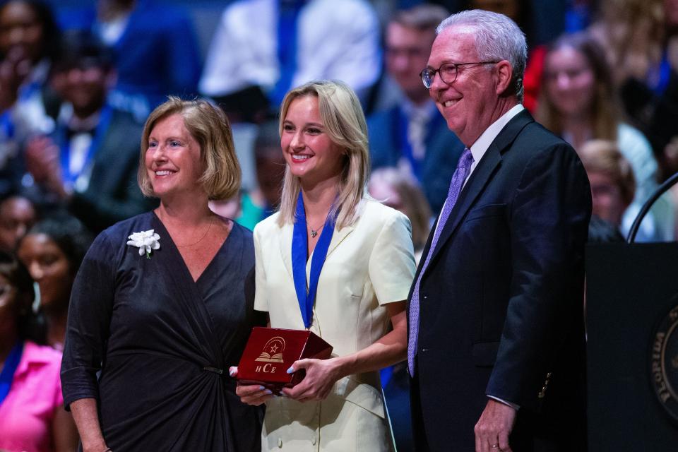 High school seniors from Leon County Schools were recognized for their academic achievements in 15 categories during the 19th Best & Brightest ceremony at the Ruby Diamond Concert Hall on Wednesday, May 15, 2024.