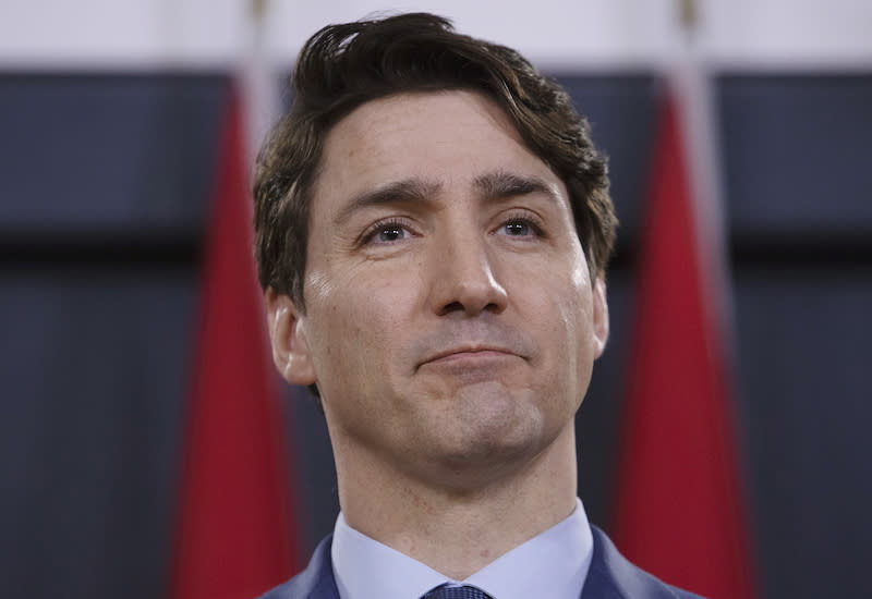 On March 7, 2019, Prime Minister Justin Trudeau says there was never “any inappropriate pressure” placed on Jody Wilson-Raybould while she was the attorney general. Photo from The Canadian Press.