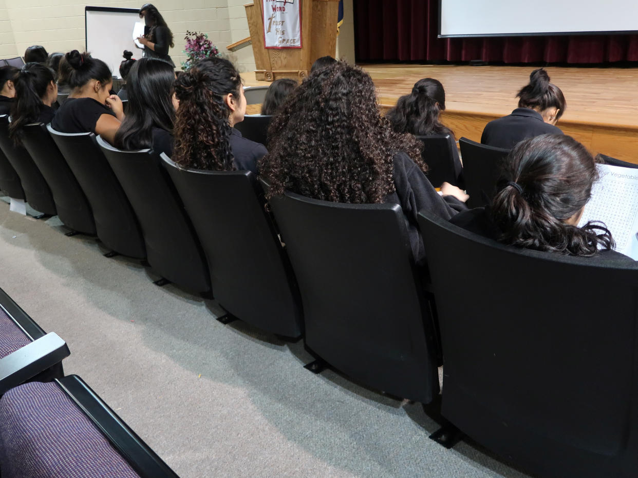 Children apprehended at the U.S. border as unaccompanied minors sit in a Department of Health and Human Services facility in Bristow, Virginia. (Photo: HHS/Handout via Reuters)