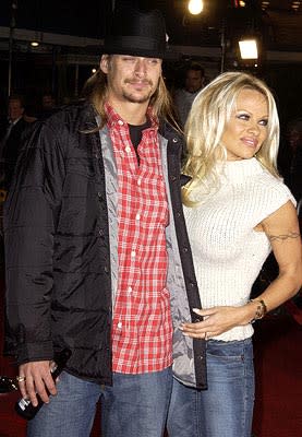 Kid Rock and Pamela Anderson at the LA premiere of Universal's 8 Mile