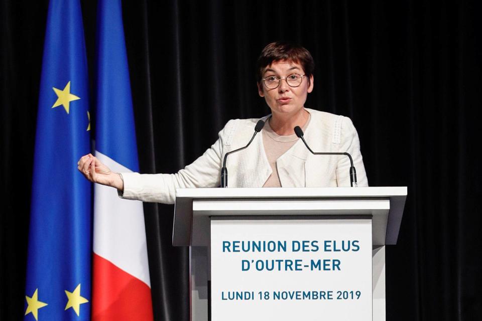 Annick Girardin photographiée lors d’un discours à la Mutualité à Paris en 2019 (illustration). 