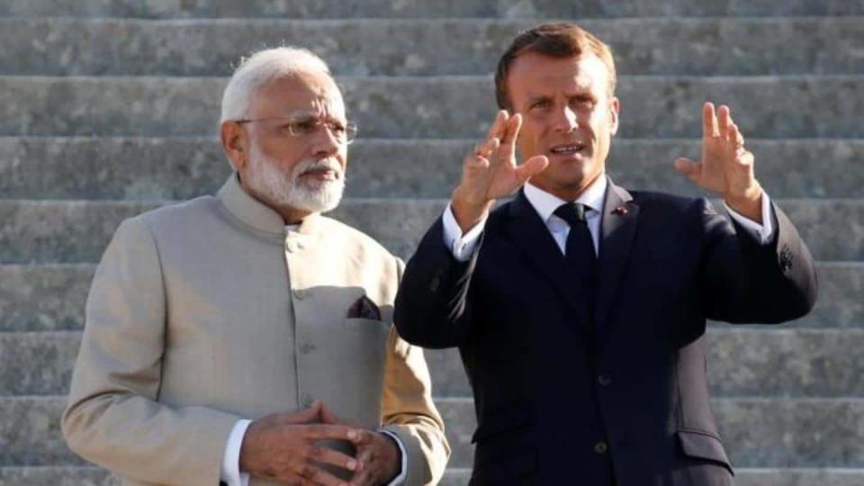 Modi, Macron discuss cooperation after France