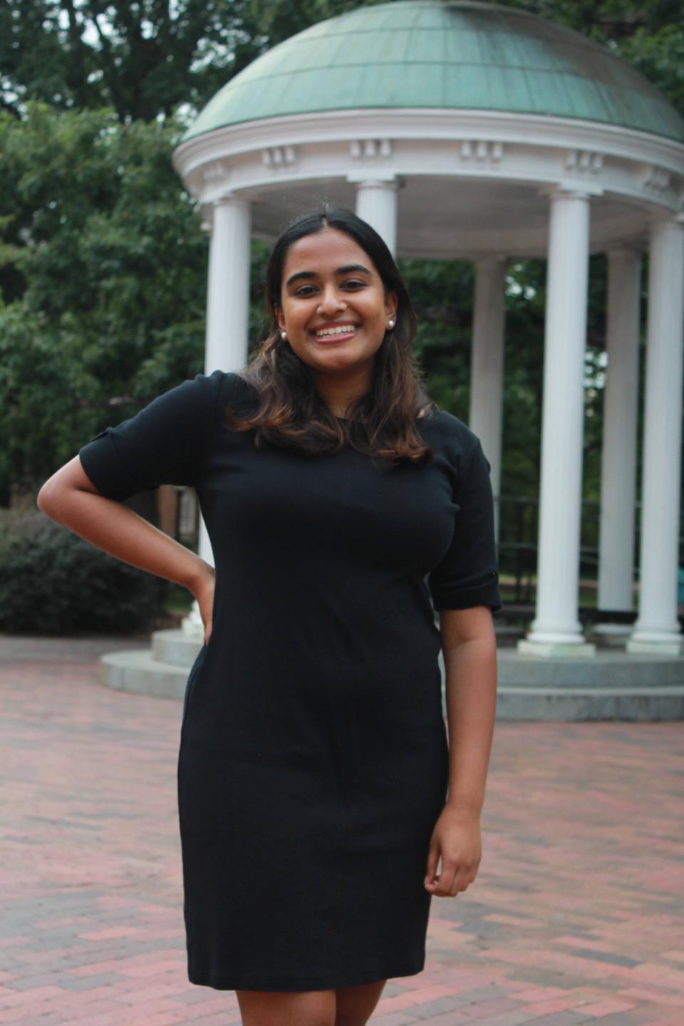 Maya Nair, senior at the University of North Carolina at Chapel Hill and a Raleigh-Durham