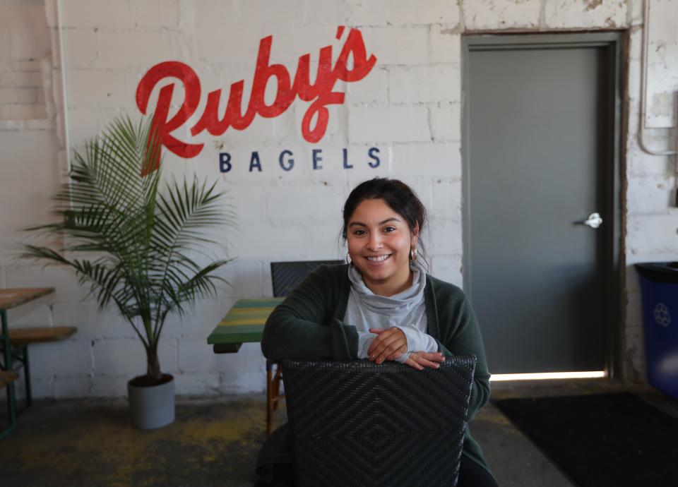 Daniela Ruby Varela owns Ruby's Bagels. She is trying to figure out where to move after the fire at Common Cookhouse.