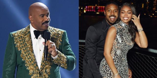 Steve Harvey says he makes Michael B. Jordan cover-up at the gym