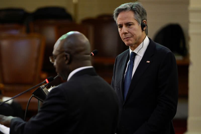 U.S. Secretary of State Blinken visits Angola