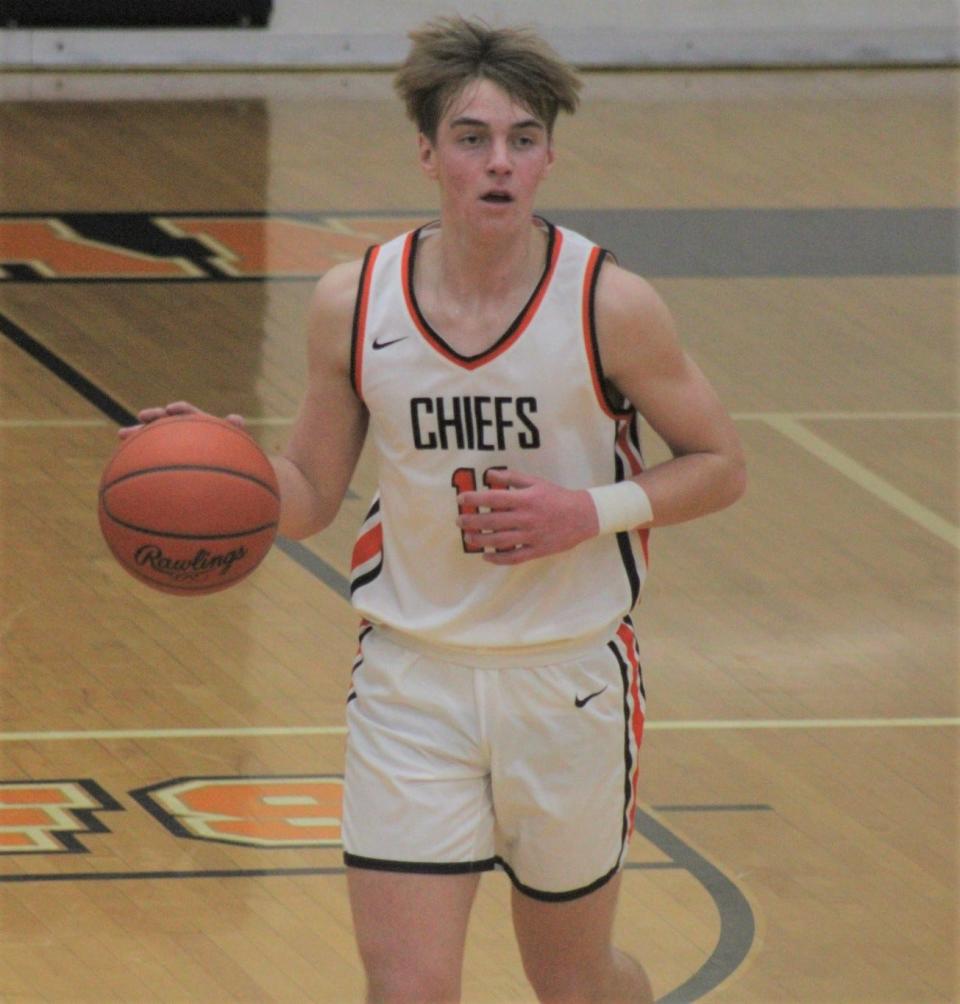 A terrific night from senior guard Brennen Thater helped propel the Cheboygan boys basketball team to a road win over Kalkaska on Friday.