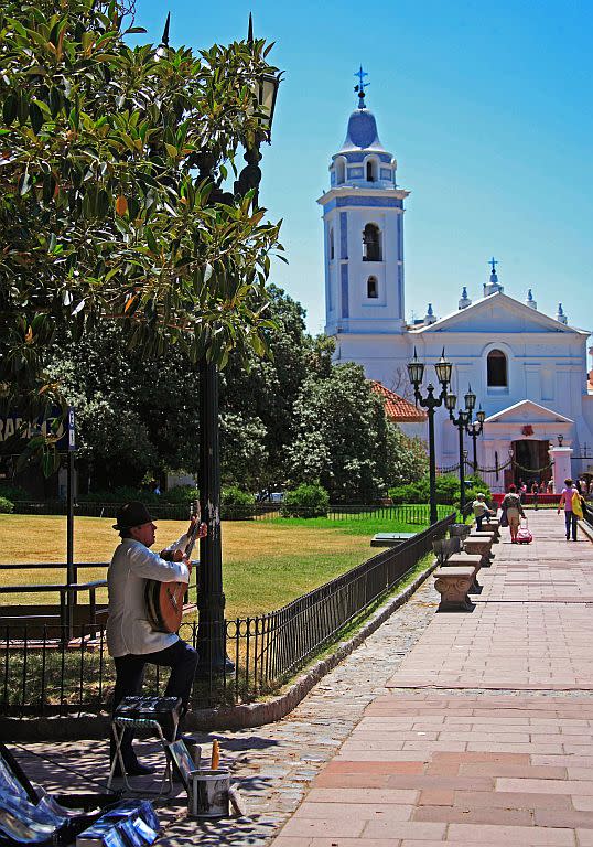 Another view of the famous cemetery La Recoleta in Buenos Aires, Argentina.