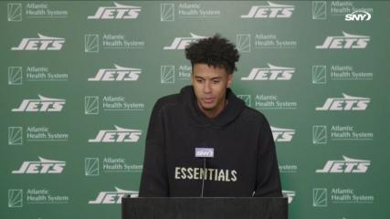 Jets draft pick QB Jordan Travis 'thinks a lot' about succeeding Aaron Rodgers